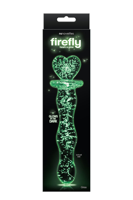 Firefly Glass Heart A Glow Clear