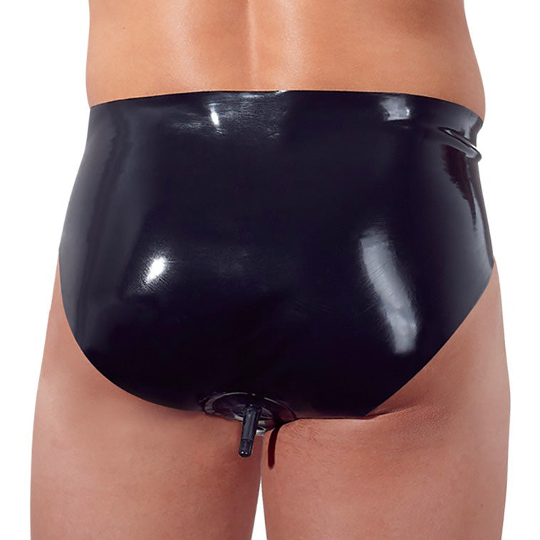 LateX Briefs with Anal Plug - UABDSM