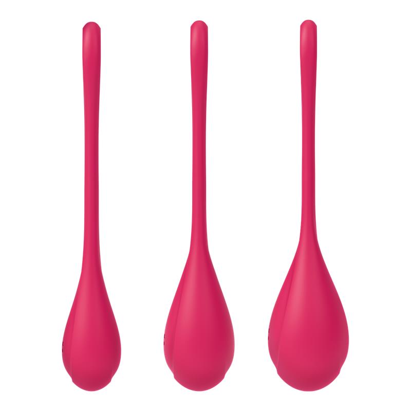 3 Pelvic Floor Ball Pack Yoni Power 1 Red - UABDSM