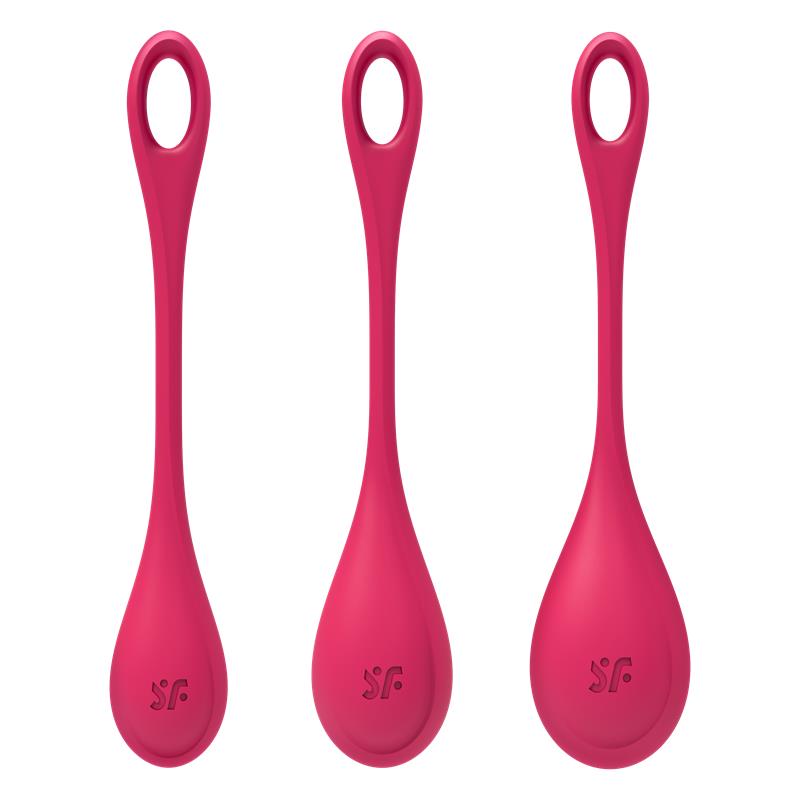 3 Pelvic Floor Ball Pack Yoni Power 1 Red - UABDSM