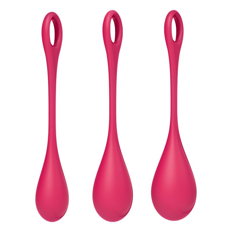 3 Pelvic Floor Ball Pack Yoni Power 1 Red - UABDSM