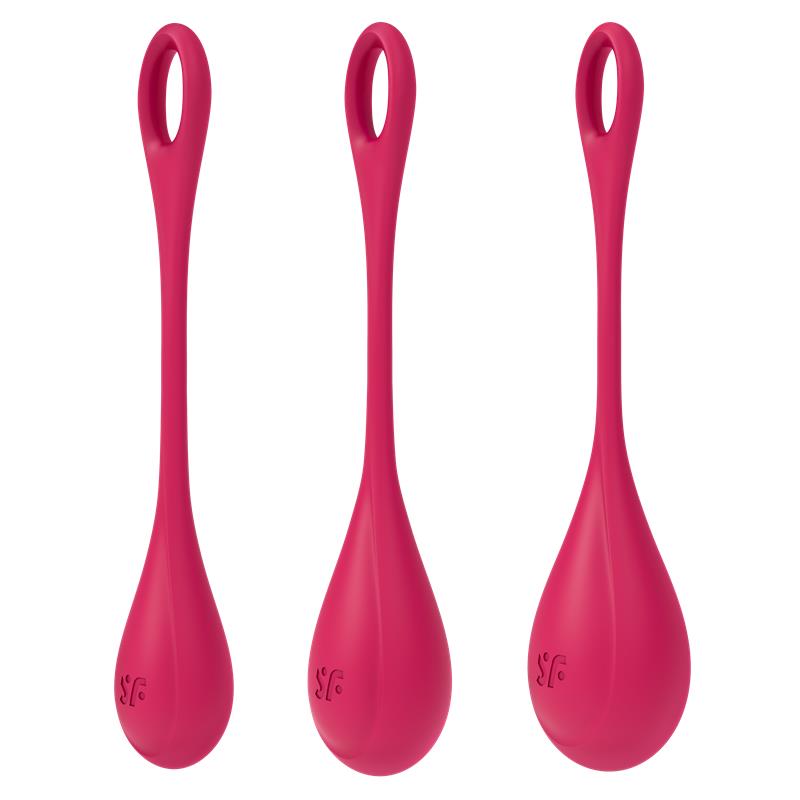 3 Pelvic Floor Ball Pack Yoni Power 1 Red - UABDSM