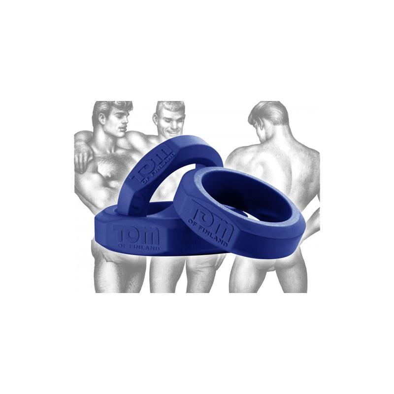 3 Piece Silicone Cock Ring Set - UABDSM