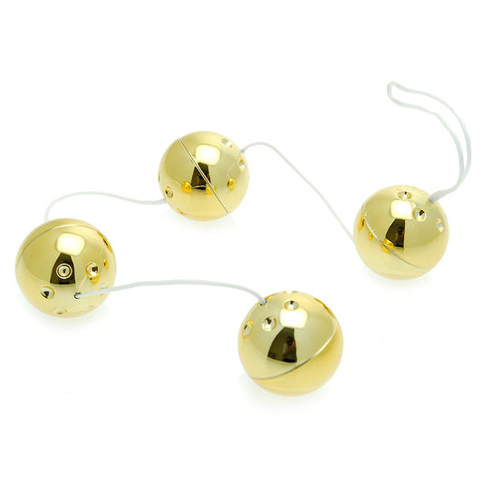 4 Gold Vibro Balls - UABDSM