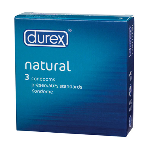 Durex Natural x 3 Condoms - UABDSM