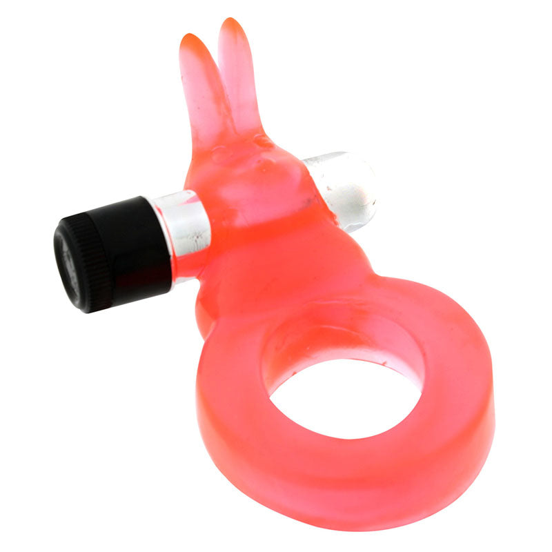 Jelly Rabbit Vibrating Cock Ring - UABDSM