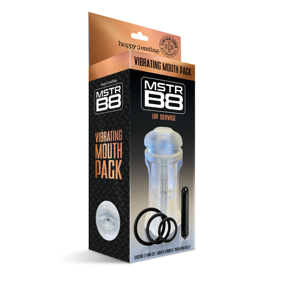 Happy Ending MSTR B8 Lip Service Vibrating Mouth Pack - UABDSM