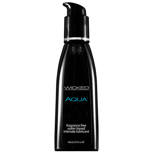 Wicked Aqua Fragrance Free Waterbase Lubricant 60mls - UABDSM