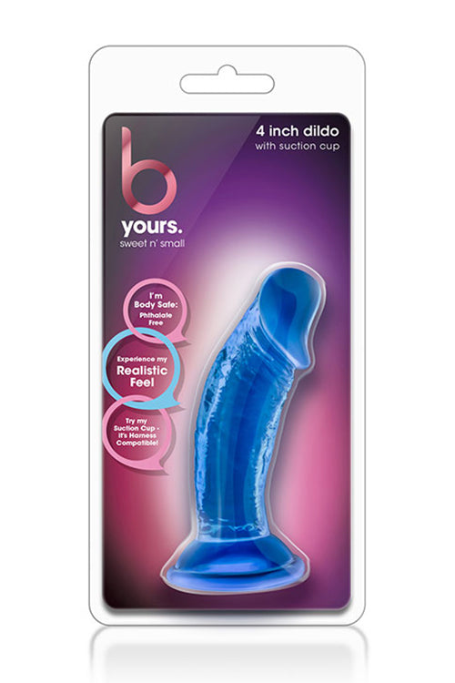 B Yours Sweet N Small 4inch Dildo Blue