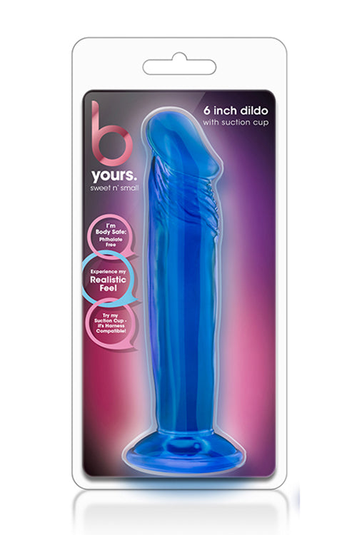 B Yours Sweet N Small 6inch Dildo Blue