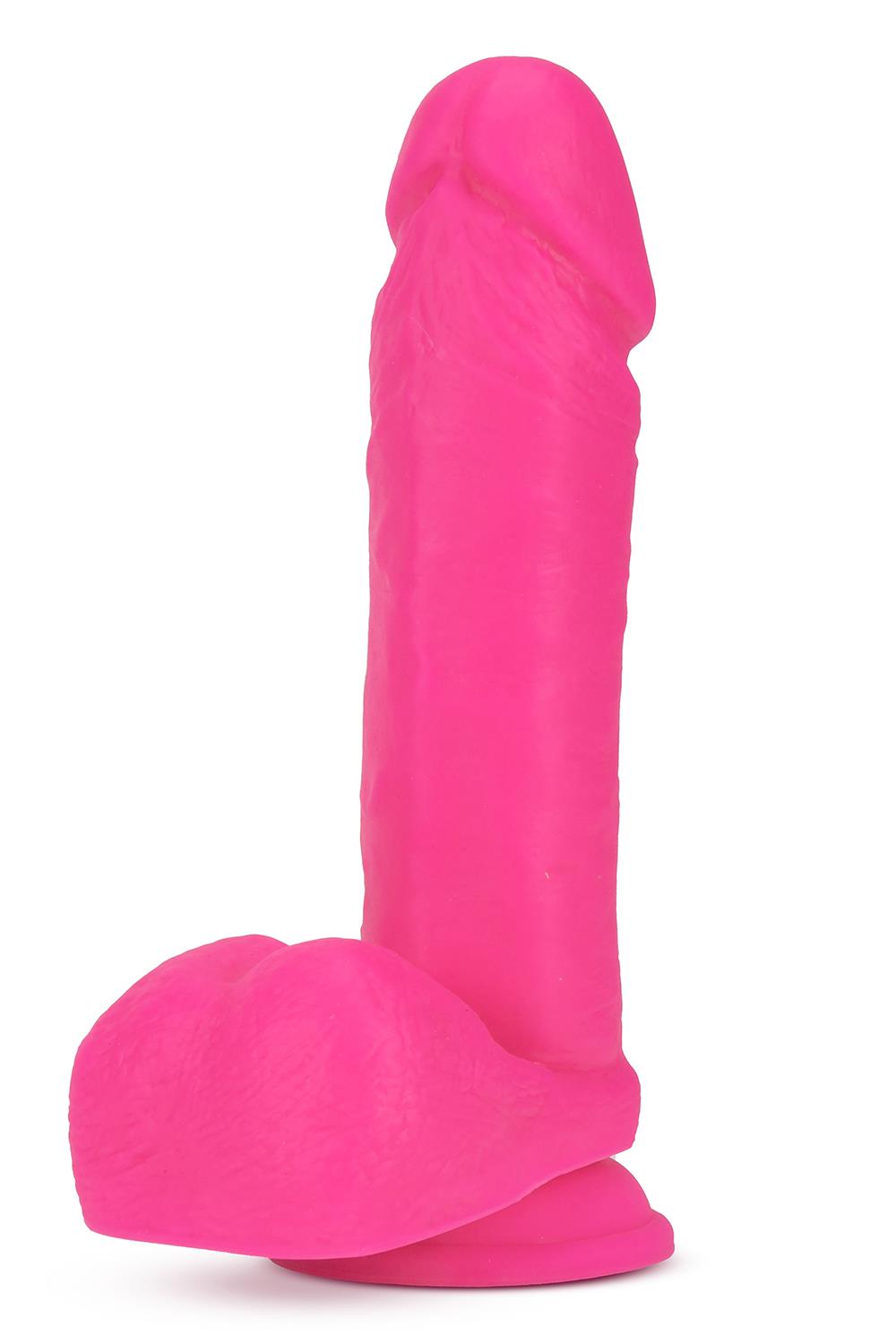 Neo 8 Inch Dual Density Dildo Neon Pink