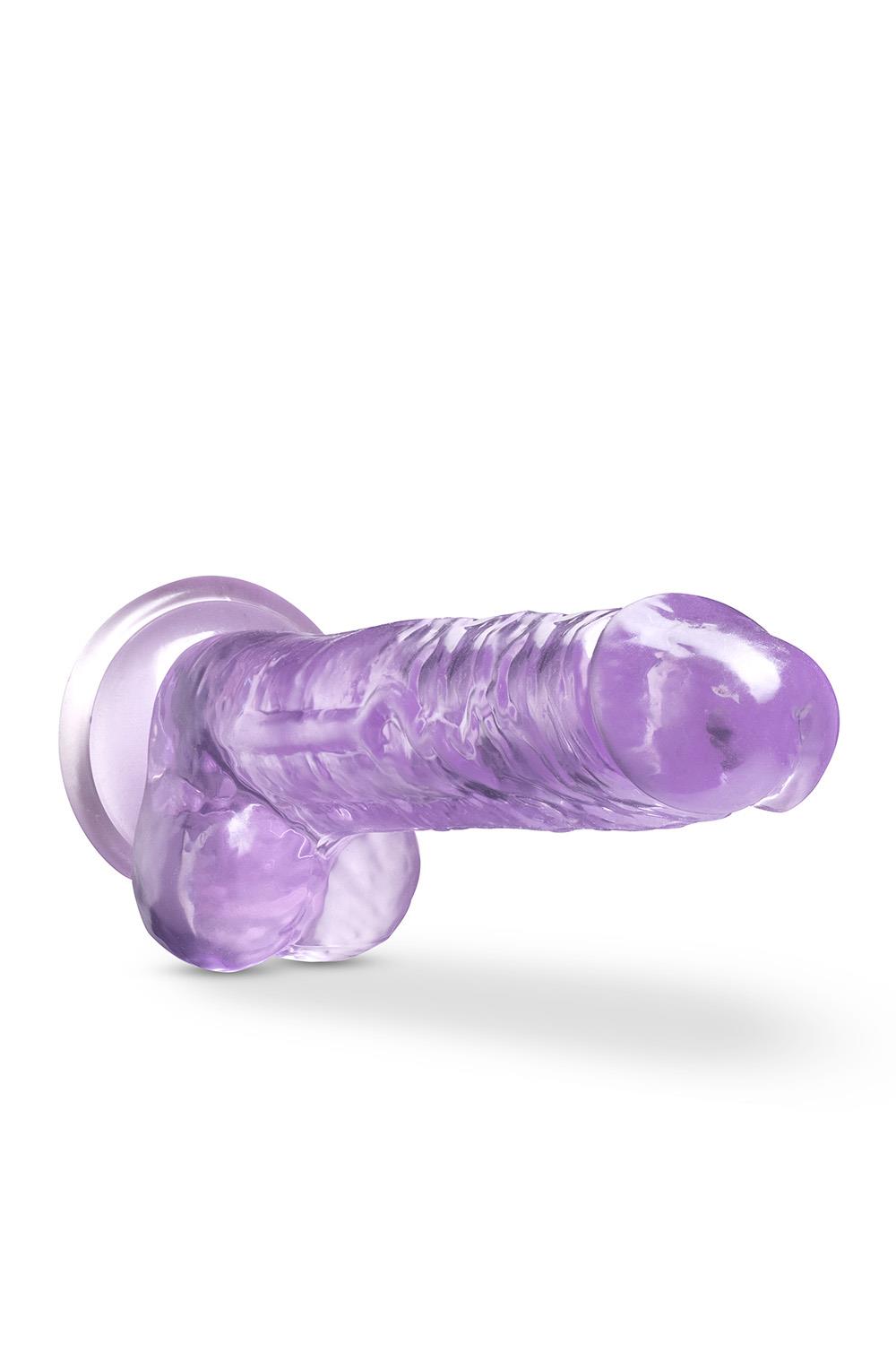 Naturally Yours  7 Crystalline Dildo  amethyst