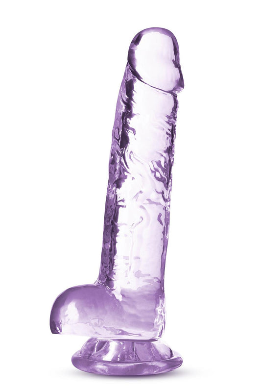 Naturally Yours  7 Crystalline Dildo  amethyst