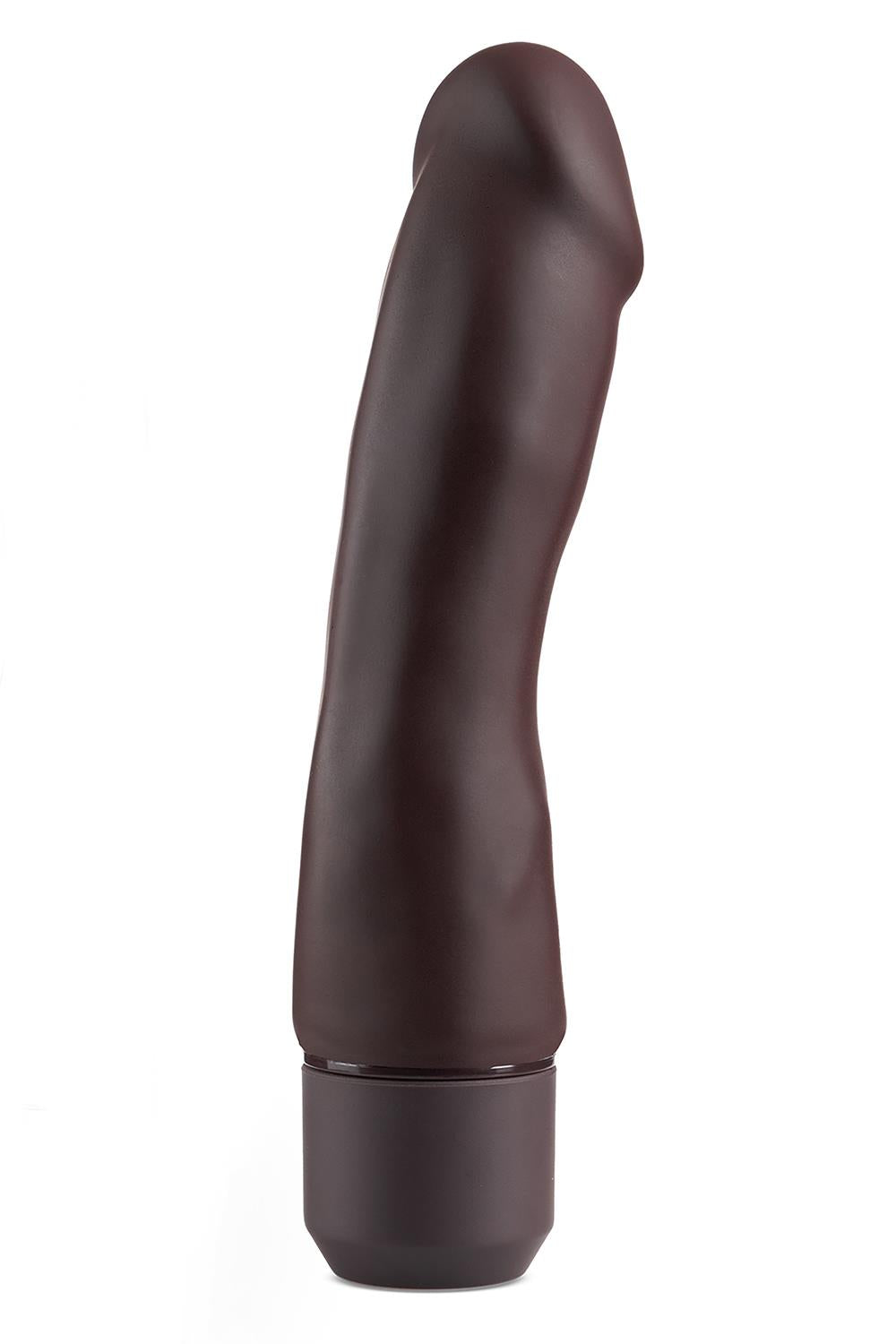 Dr. Skin Silicone – Dr. Steve 7 inch Vibrating Dildo Brown