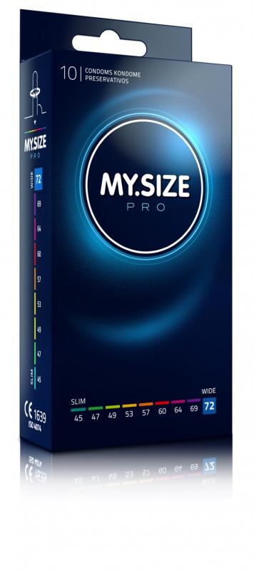 MY.SIZE Pro 72 Mm - 10 Pieces - UABDSM