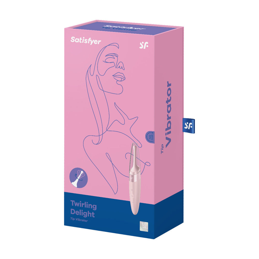 Satisfyer Twirling Delight Clit Stim Rose - UABDSM