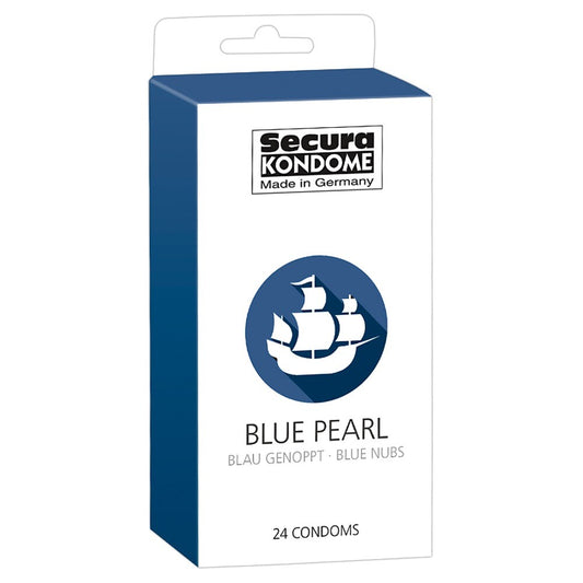Secura Kondome Blue Pearl x24 Condoms - UABDSM