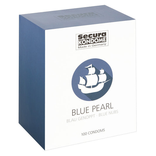 Secura Kondome Blue Pearl x100 Condoms - UABDSM