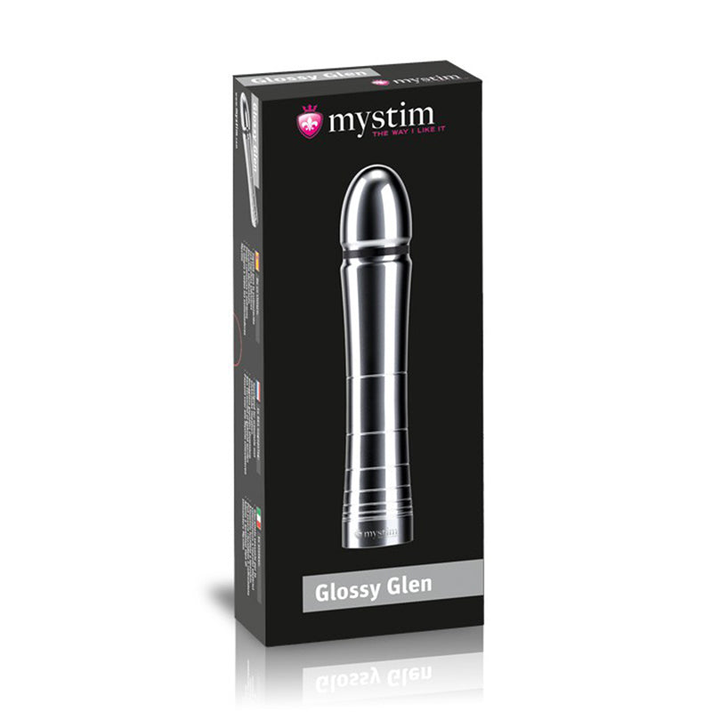 Glossy Glen E-Stim Dildo - UABDSM