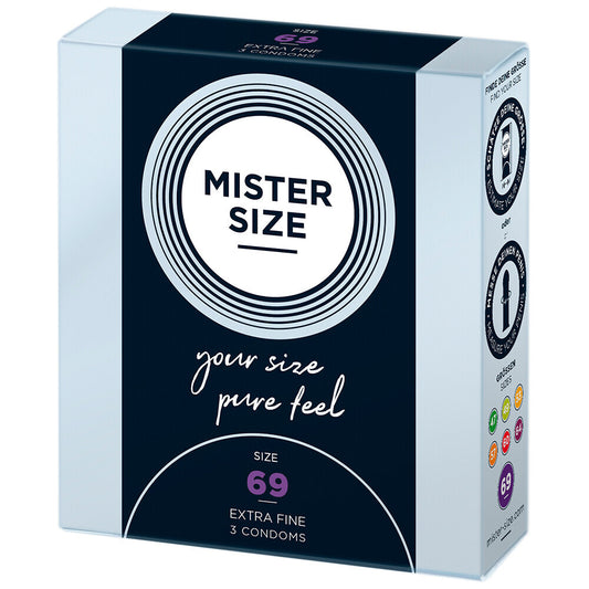 Mister Size 69mm Your Size Pure Feel Condoms 3 Pack - UABDSM