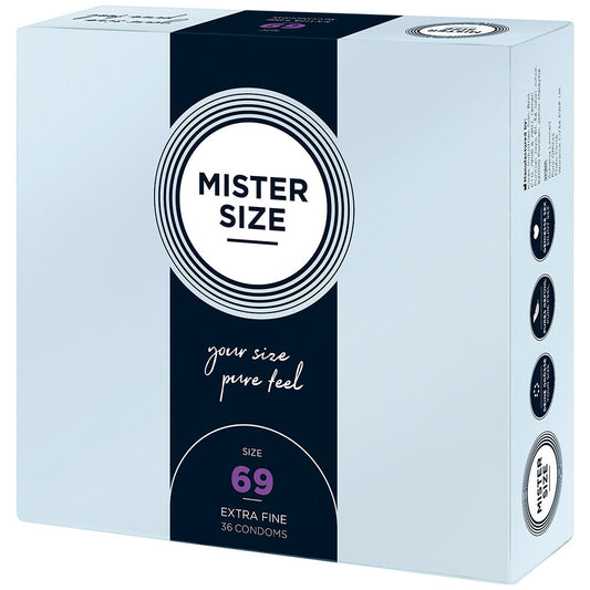 Mister Size 69mm Your Size Pure Feel Condoms 36 Pack - UABDSM