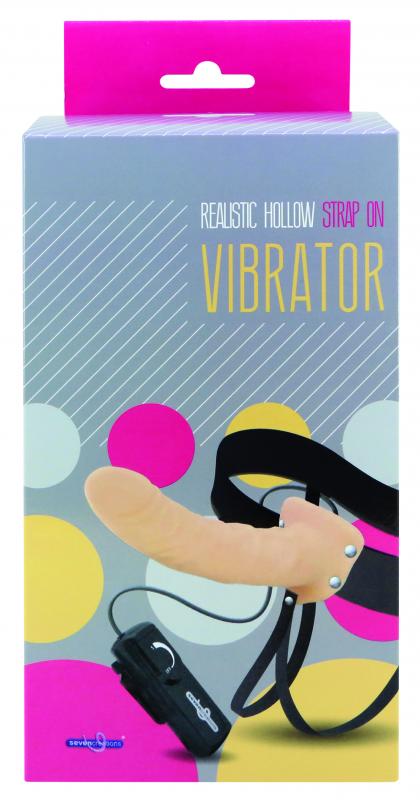 Realistic Hollow Strap On Vibrator - UABDSM