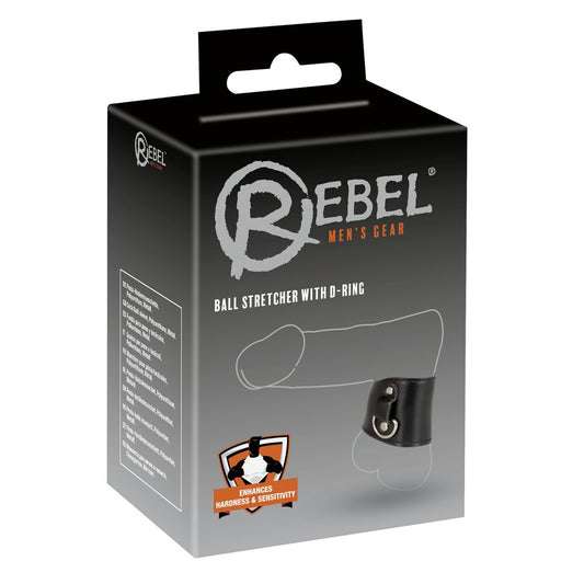 Rebel Mens Gear Ball Stretcher With D Ring - UABDSM