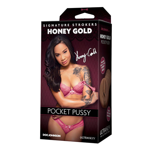 Signature Strokers Honey Gold Pocket Pussy - UABDSM