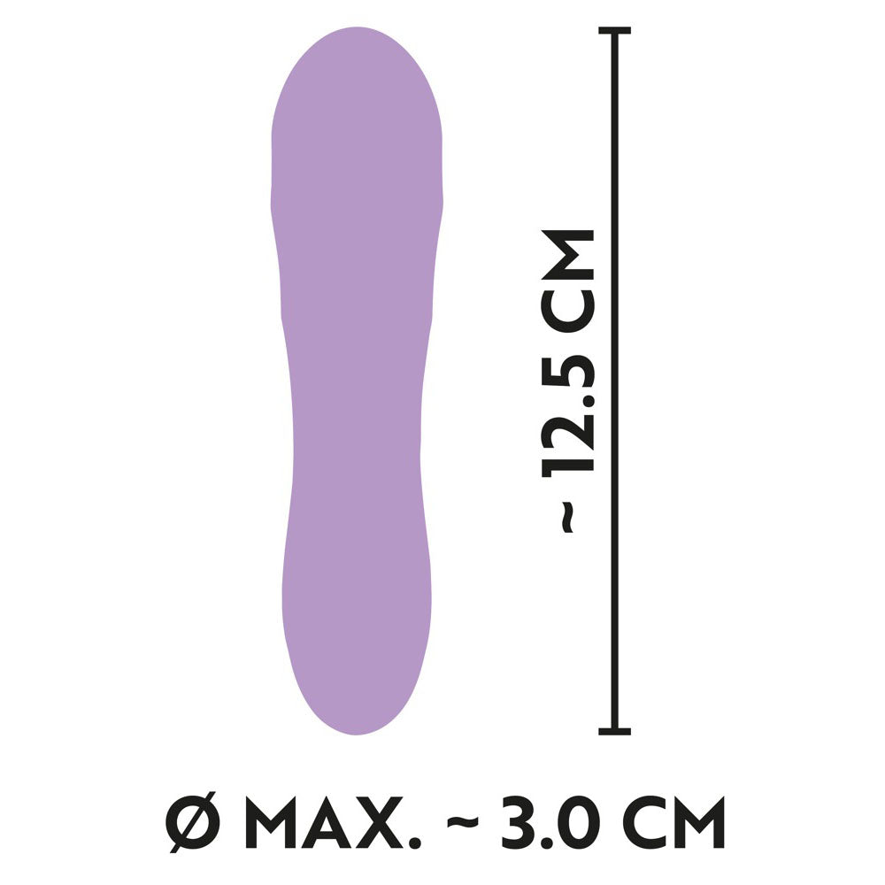 Cuties Silk Touch Rechargeable Mini Vibrator Purple - UABDSM