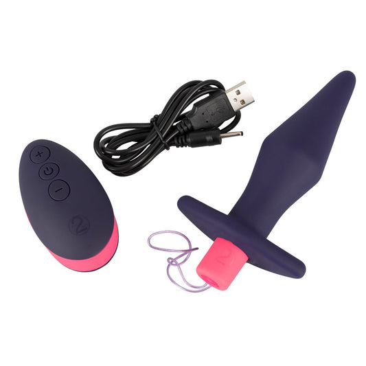 Rechargeable Remote Control Butt Plug - UABDSM