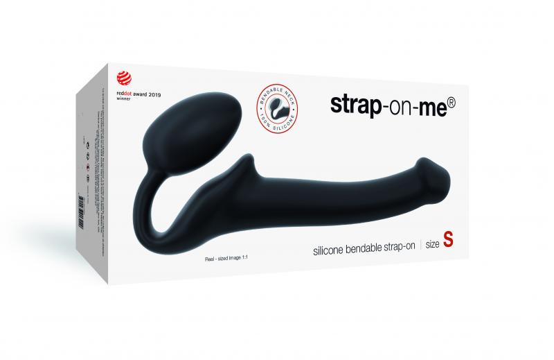 Strap On Me - Strapless Strap-On Dildo - Size S - Black - UABDSM