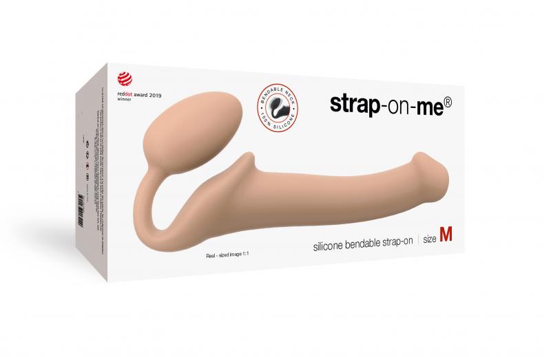 Strap On Me - Strapless Strap-On Dildo - Size M - Beige - UABDSM