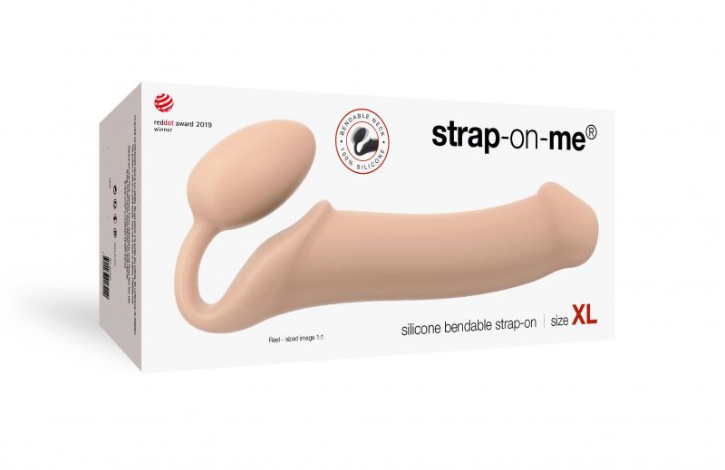 Strap On Me - Strapless Strap-On Dildo - Size XL - Beige - UABDSM