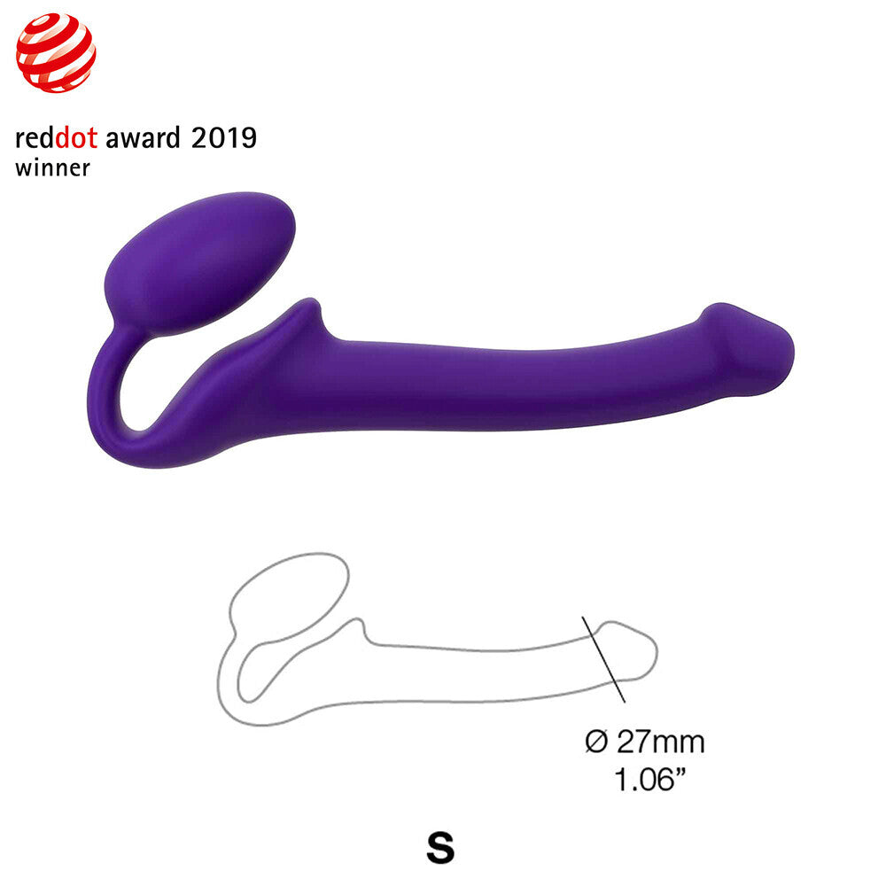 Strap On Me Silicone Bendable Strapless Strap On Small Purple - UABDSM