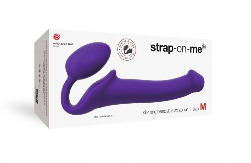 Strap On Me - Strapless Strap-On Dildo - Size M - Purple - UABDSM