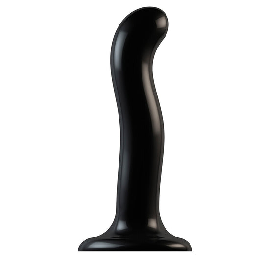 Strap On Me Prostate and G Spot Curved Dildo Small Black - UABDSM