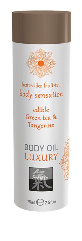 Luxury Body Oil Edible - Green Tea & Tangerine - UABDSM