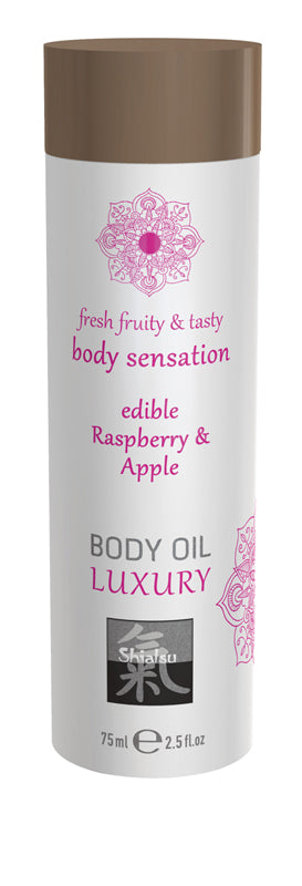 Luxury Body Oil Edible - Raspberry & Apple - UABDSM