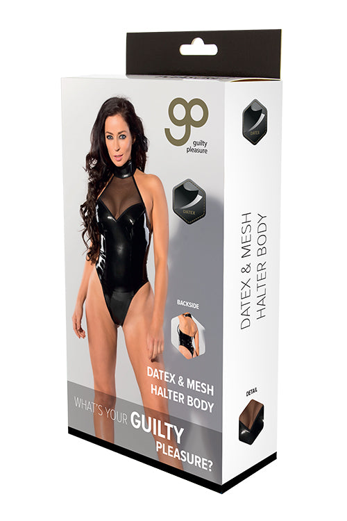 Gp Datex & Mesh Halter Body Black S