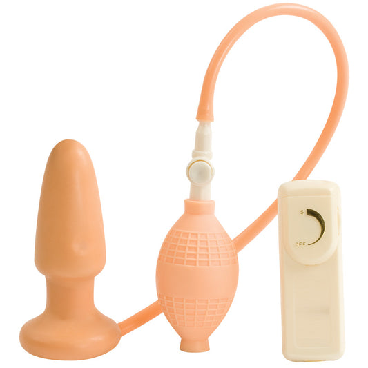 Inflatable Vibrating Flesh Butt Plug - UABDSM