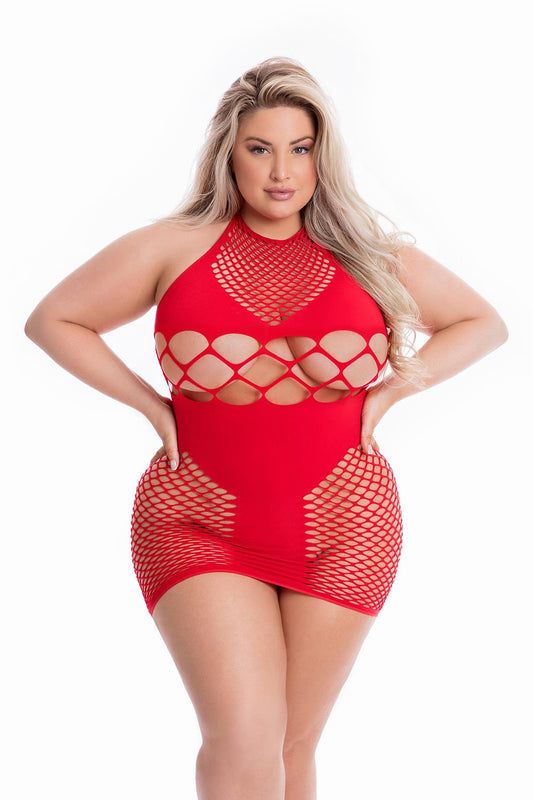 Girl Gone Bad Dress Red Plus Size