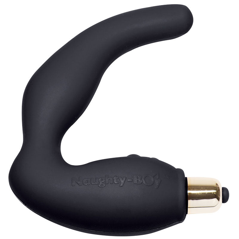 Rocks Off 7 Speed Naughty Boy Black Prostate Massager - UABDSM