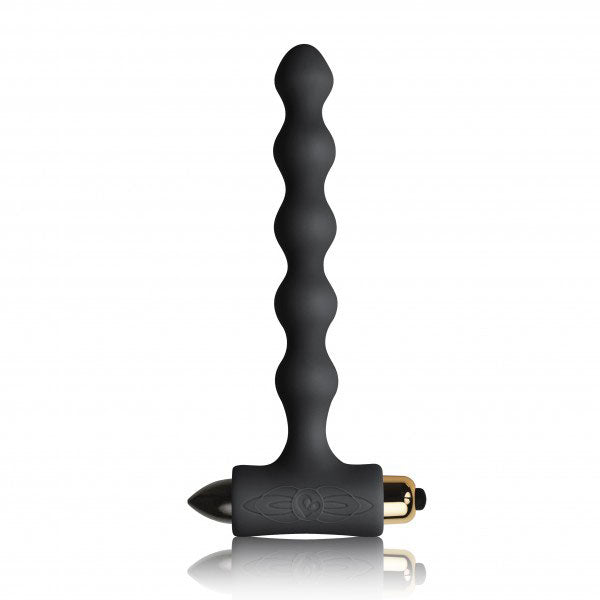 Rocks Off Pearls Petite Sensations Black Butt Plug - UABDSM