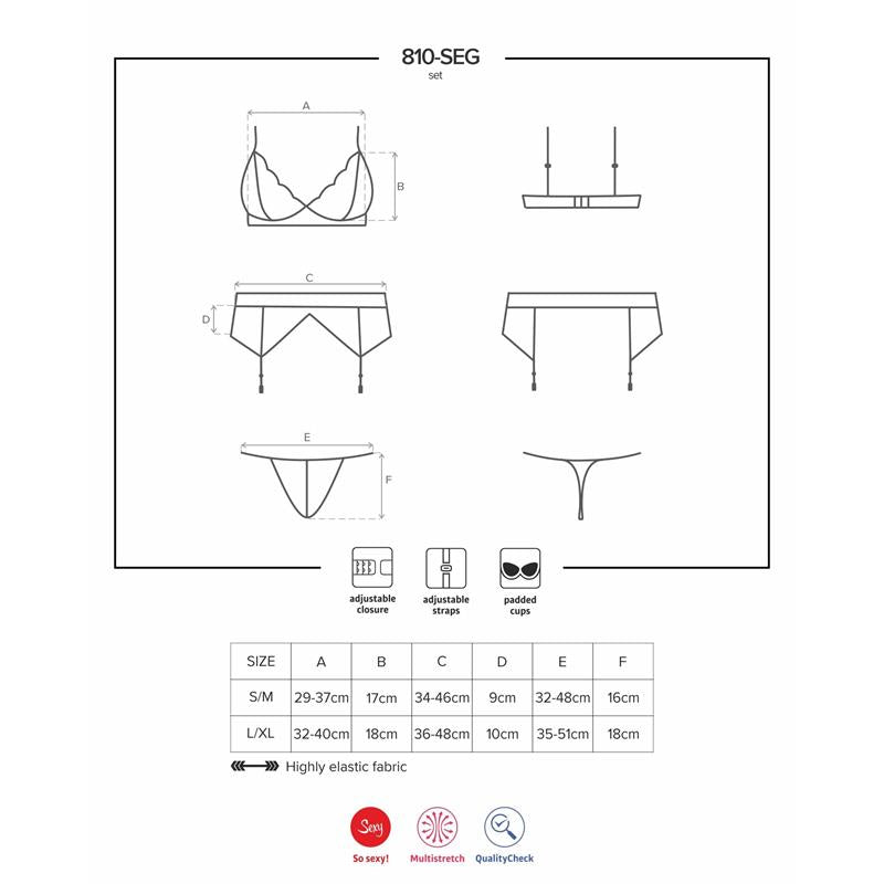 810-SEG-1 3 Pieces Set White - UABDSM