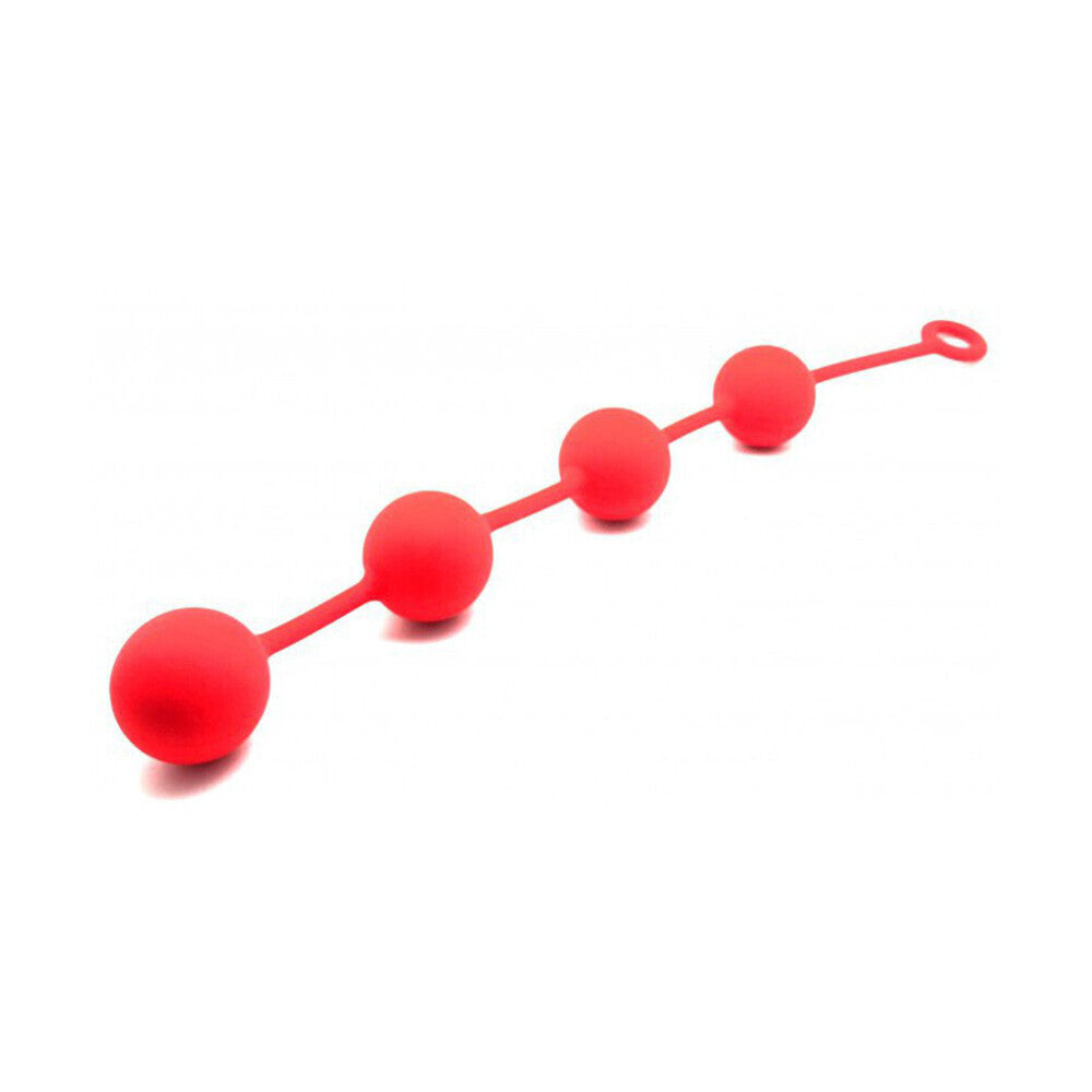 Red Quartet Anal Balls 5cm - UABDSM