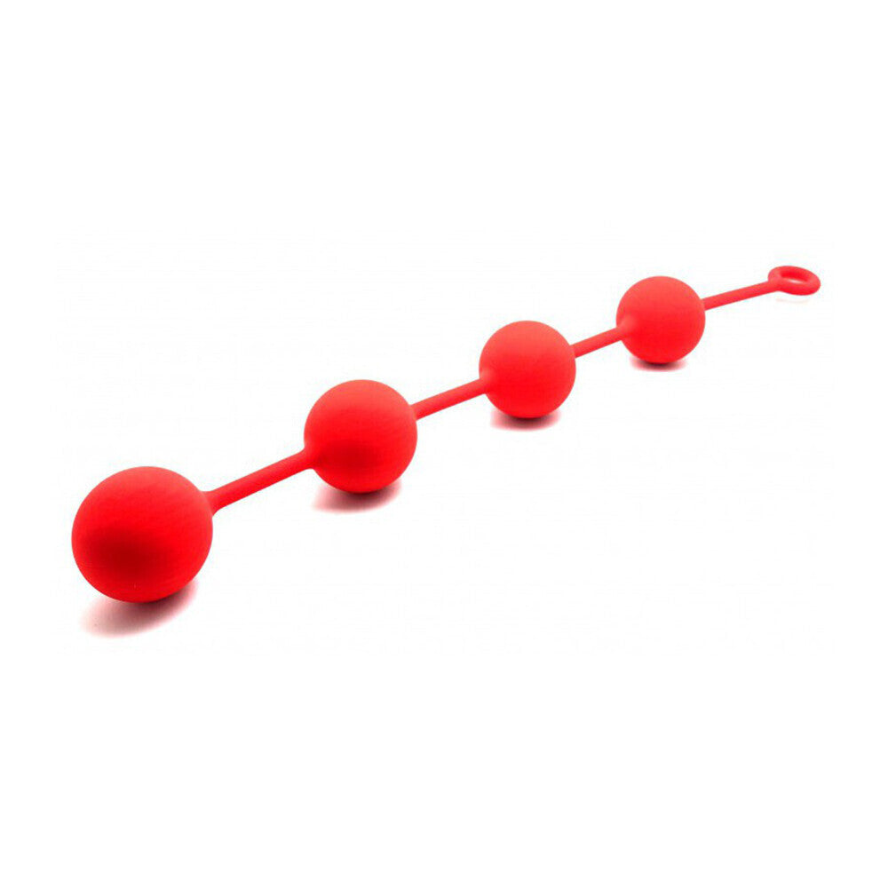 Red Quartet Anal Balls 6cm - UABDSM