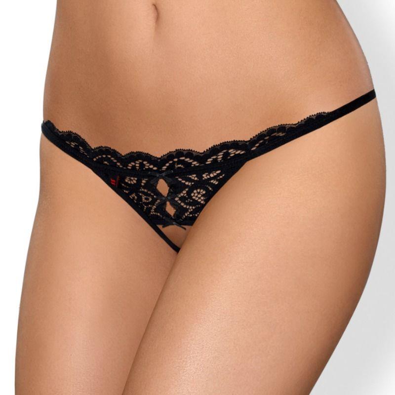 831-THC-1 Crotchless Thong Size L/XL - UABDSM