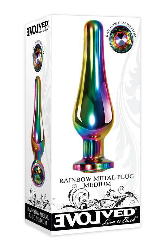 Evolved Rainbow Metal Plug Medium