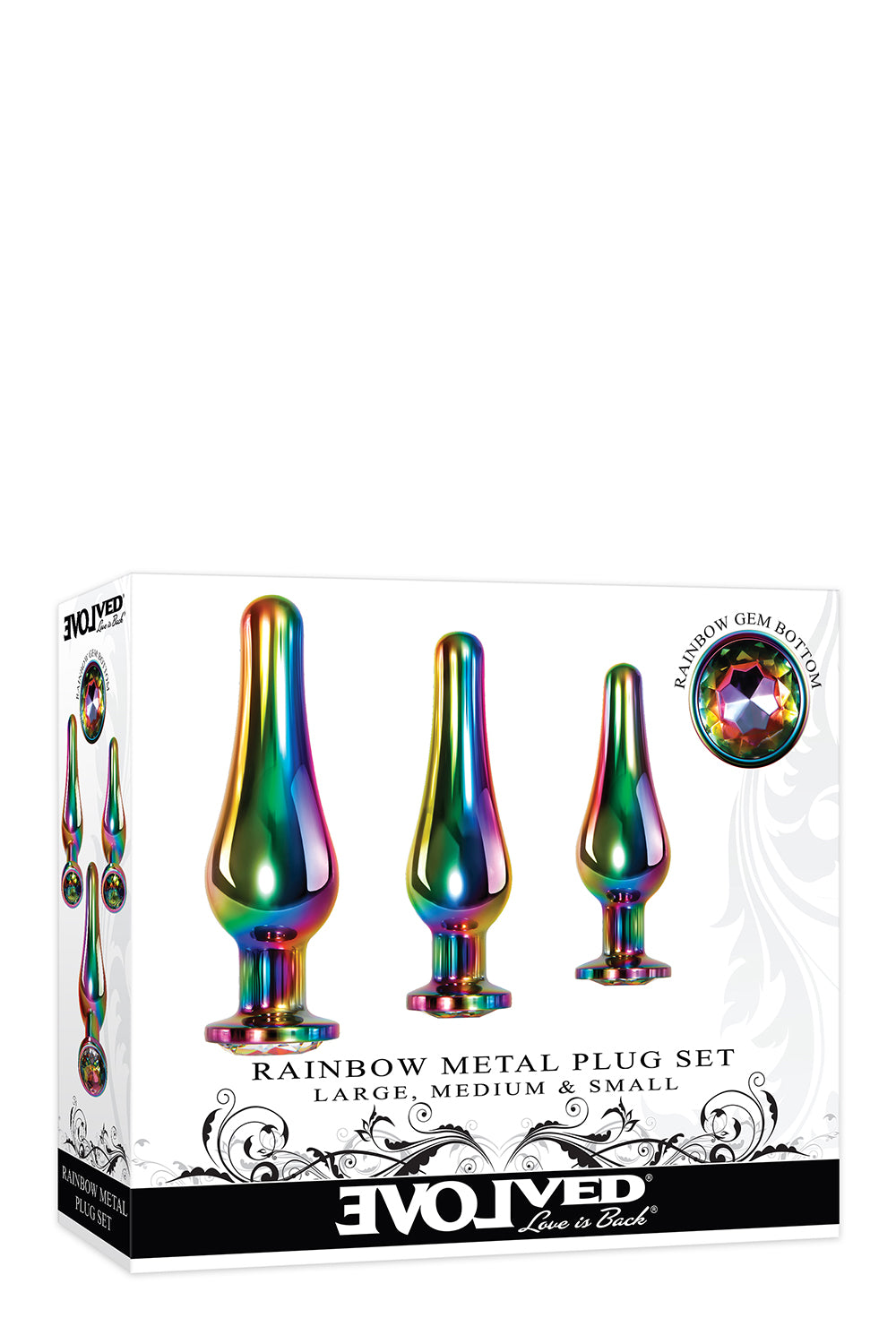 Evolved Rainbow Metal Plug Set