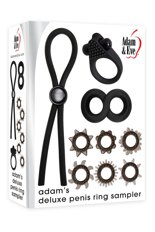 Adam Et Eve Adams Deluxe Penis Ring Sampler